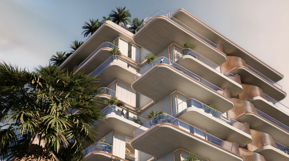Vue du building extérieur
